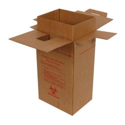 Enjektör Güvenli Atık Kutusu 17x13x28,5 cm Kraft