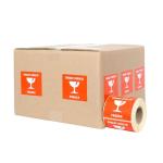 Dikkat Kırılır Etiketi 7 cmx8 cm 500 adet