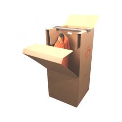 55x55x95 cm Çift Oluklu Kraft Askılı Elbise Kolisi