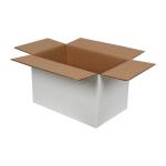 40x25x25 cm Çift Oluklu Beyaz Koli