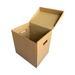 32x26x33cm Kutu El Tutamaklı Açılır Kapaklı Çift Oluklu