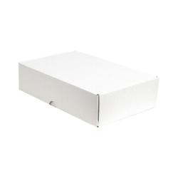 43,5x30,5x13,5 cm A3 Kutu Beyaz Çift Oluklu
